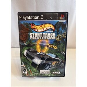 Hot Wheels Stunt Track Challenge PS2 PlayStation 2 Complete‎ Tested & Working